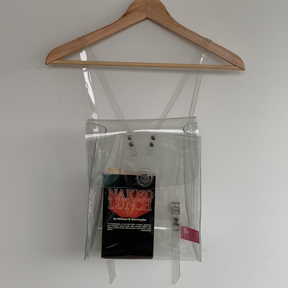 AMERICAN APPAREL | Clear Vinyl Backpack - Picture 1 of 12